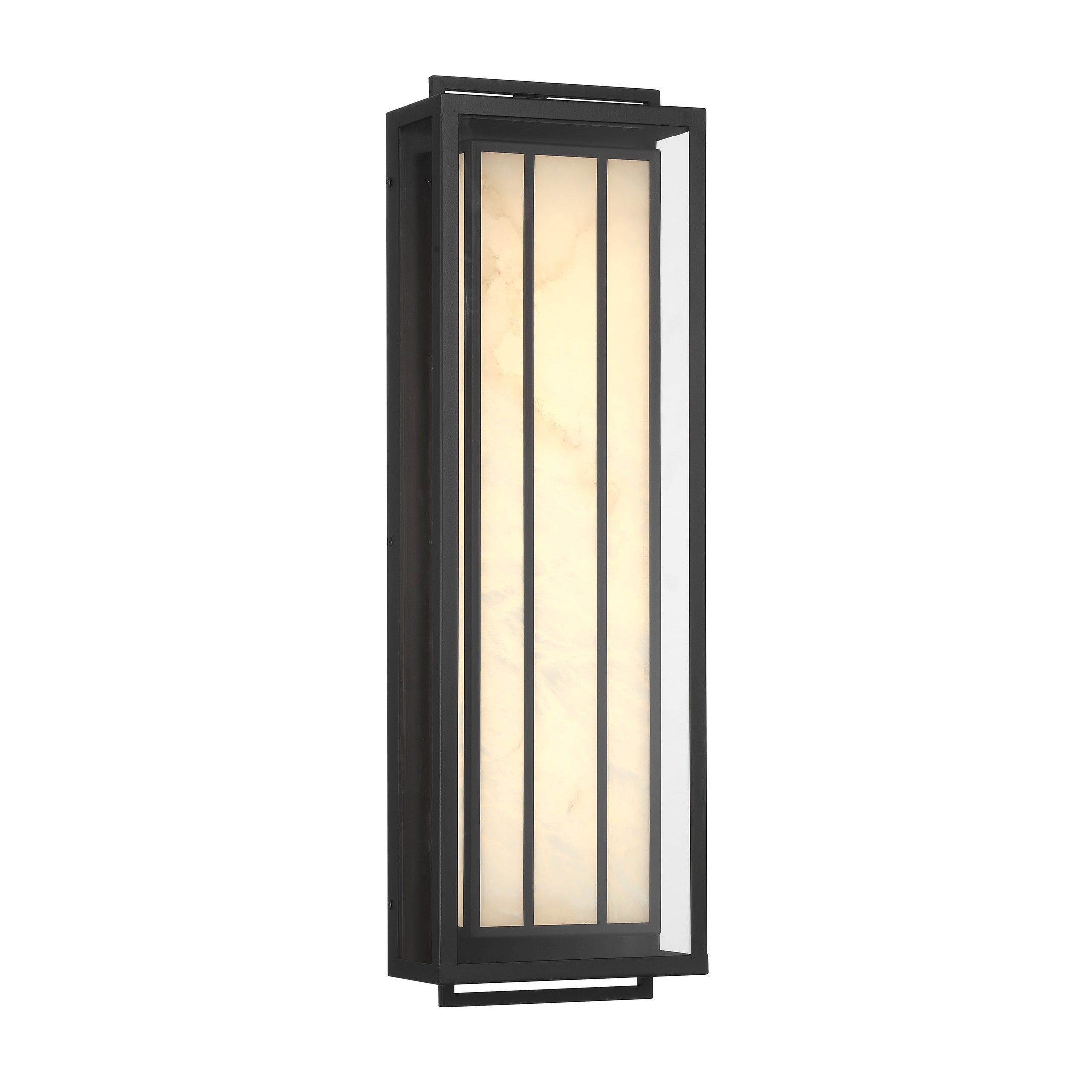 Eastly 1 Light Outdoor LED Wall Mount in Sand Coal Black Finish - Minka-Lavery