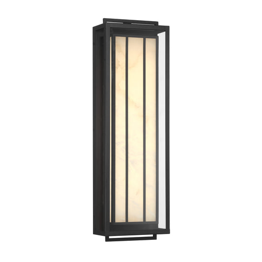 Eastly 1 Light Outdoor LED Wall Mount in Sand Coal Black Finish - Minka-Lavery