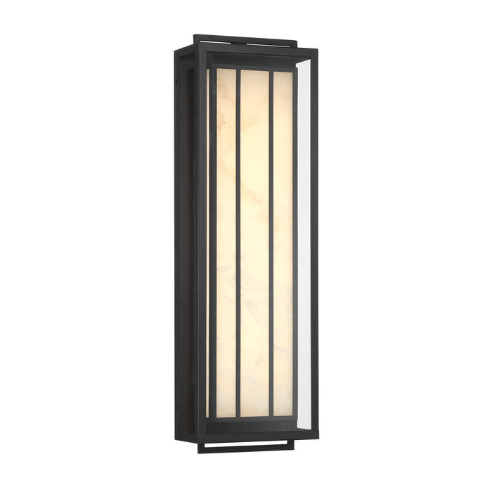 Eastly 1 Light Outdoor LED Wall Mount in Sand Coal Black Finish - Minka-Lavery