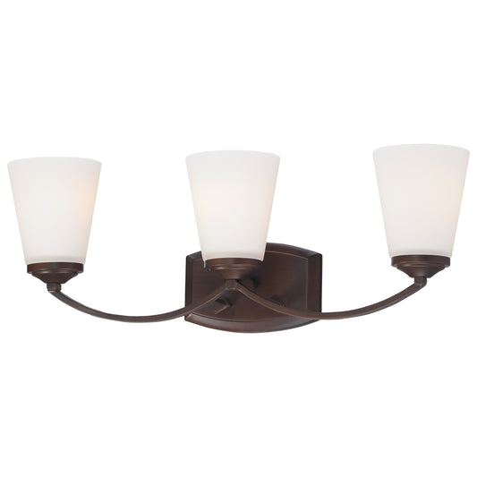 Overland Park 3 Light Bath in Vintage Bronze - Minka-Lavery