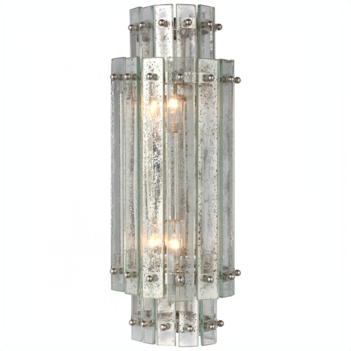 Cadence Small Tiered Sconce by Carrier and Company - Polished Nickel
 Finish | Info Lighting