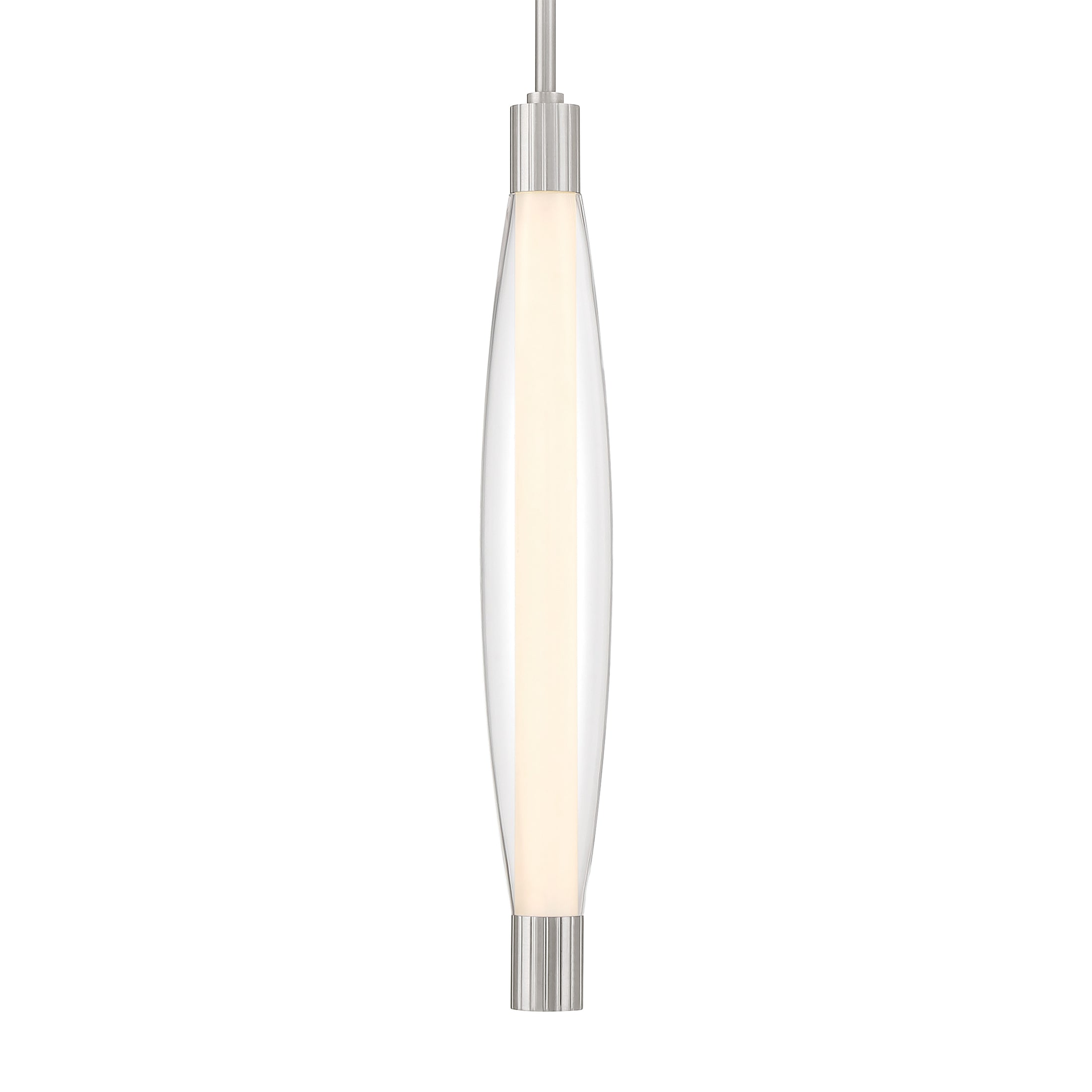 Verto LED Pendant - Brushed Nickel with Clear Glass - Minka-Lavery