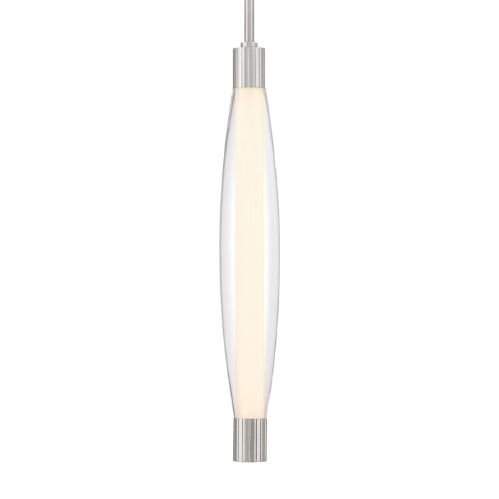 Verto LED Pendant - Brushed Nickel with Clear Glass - Minka-Lavery