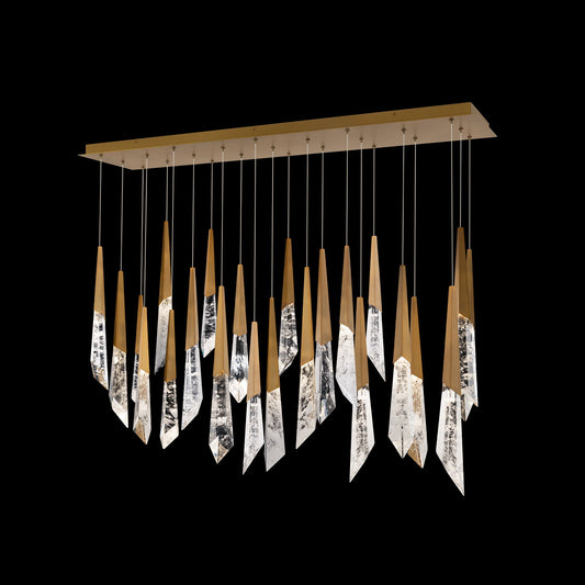 Schonbek Beyond Solitude Linear Multi-Light Pendant