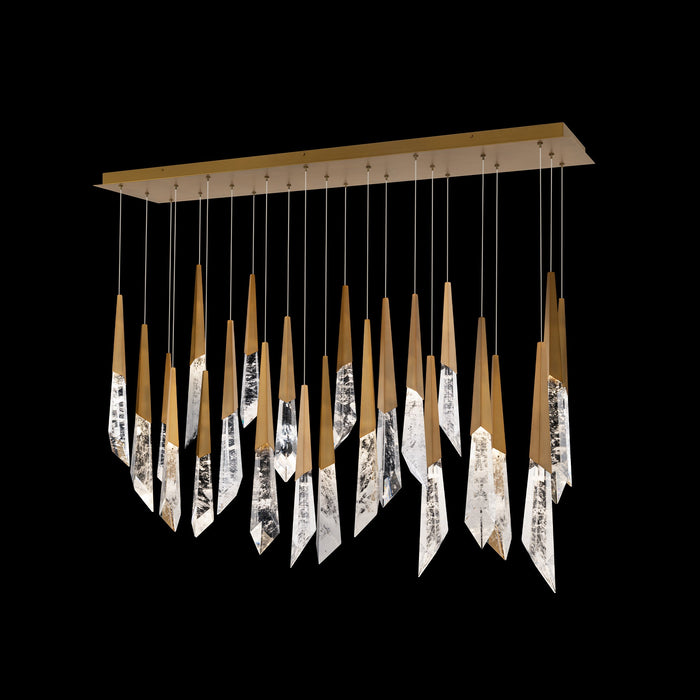 Schonbek Beyond Solitude Linear Multi-Light Pendant