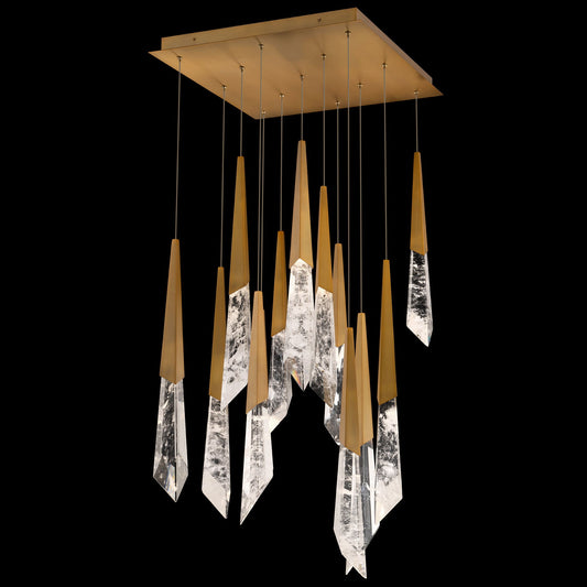 Schonbek Beyond Solitude Square Multi-Light Pendant