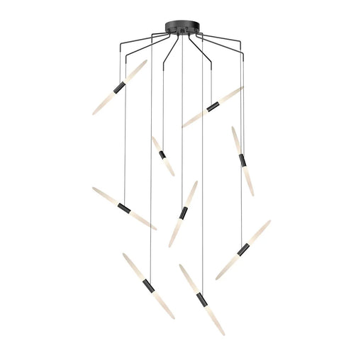 Ballet LED Chandelier 9 Light by Sonneman