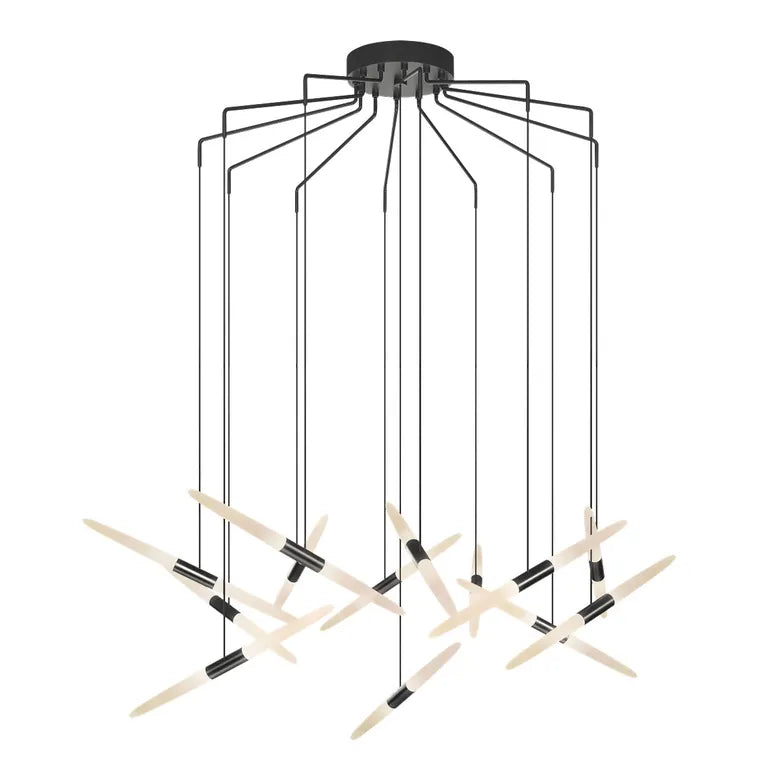 Ballet LED Chandelier 9 Light