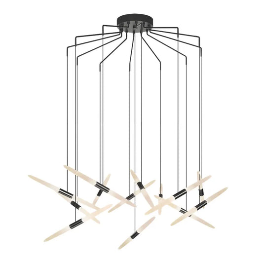 Ballet LED Chandelier 9 Light