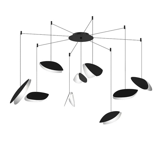 Papillons LED Chandelier 9 Light Swag