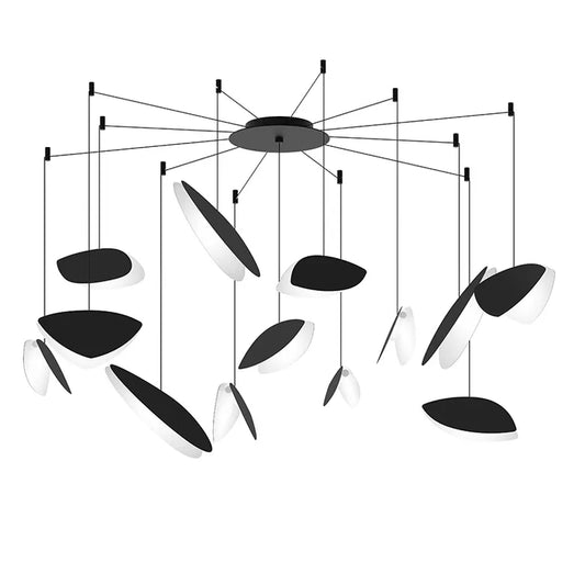 Papillons LED Chandelier 13 Light Swag