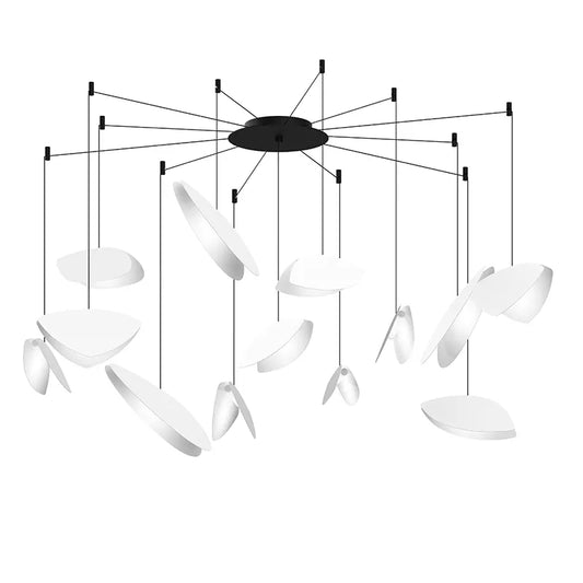 Papillons LED Chandelier 13 Light Swag