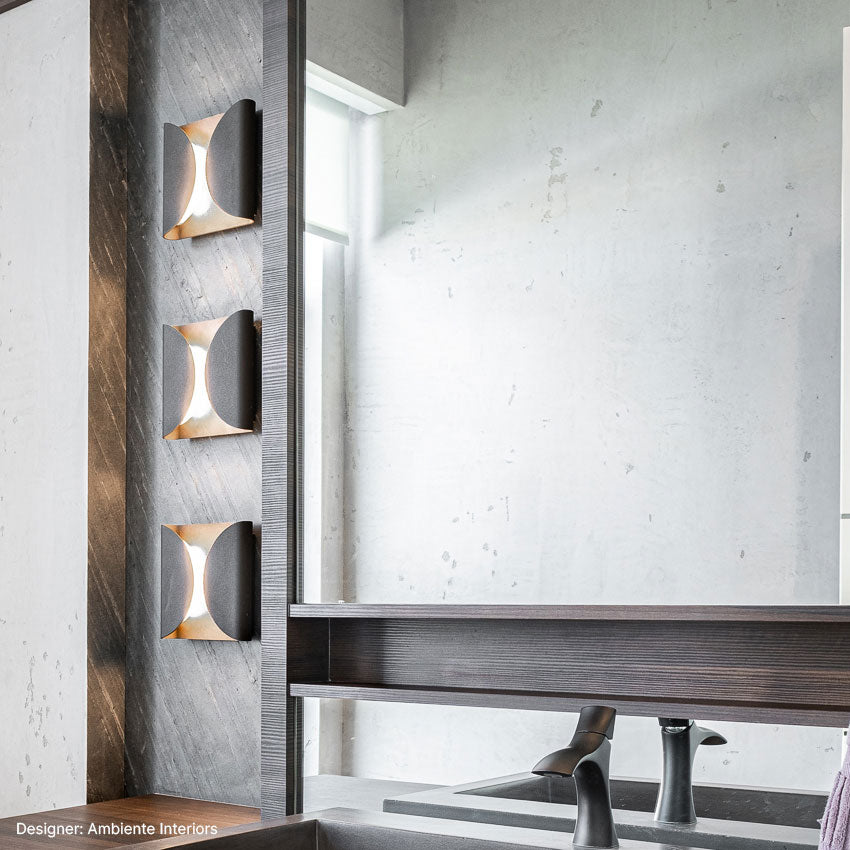 Sonneman Folds Outdoor LED Wall Sconce - Open-Box