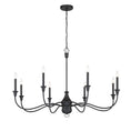 Load image into Gallery viewer, Halifax County 8 Light, Chandelier Fixture in Metal with a Textured Black Finish - Minka-Lavery

