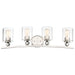 Studio 5 4 Light Bath in Polished Nickel Finish with Clear Glass - Minka-Lavery