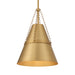 Springfield 1-Light Pendant - Legacy Brass - Minka-Lavery