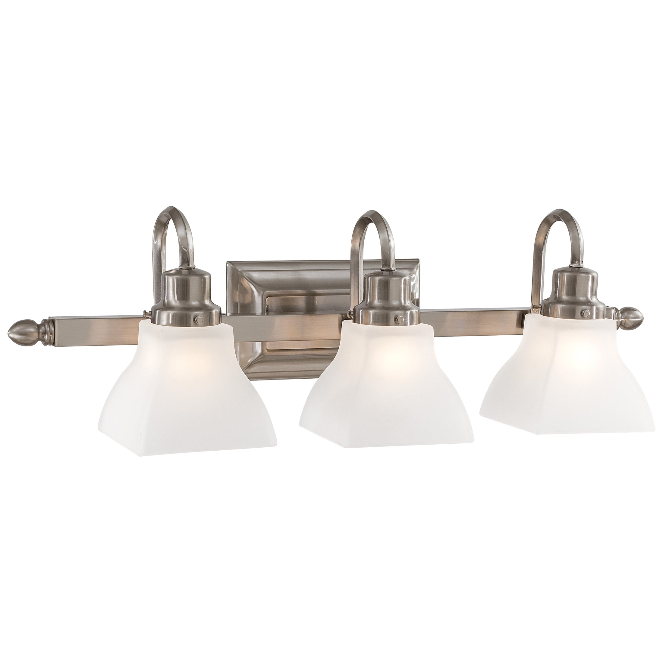 Mission Ridge™ Bath 3 Light Bath in Brushed Nickel Finish - Minka-Lavery