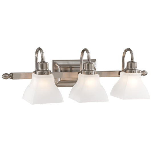 Mission Ridge™ Bath 3 Light Bath in Brushed Nickel Finish - Minka-Lavery