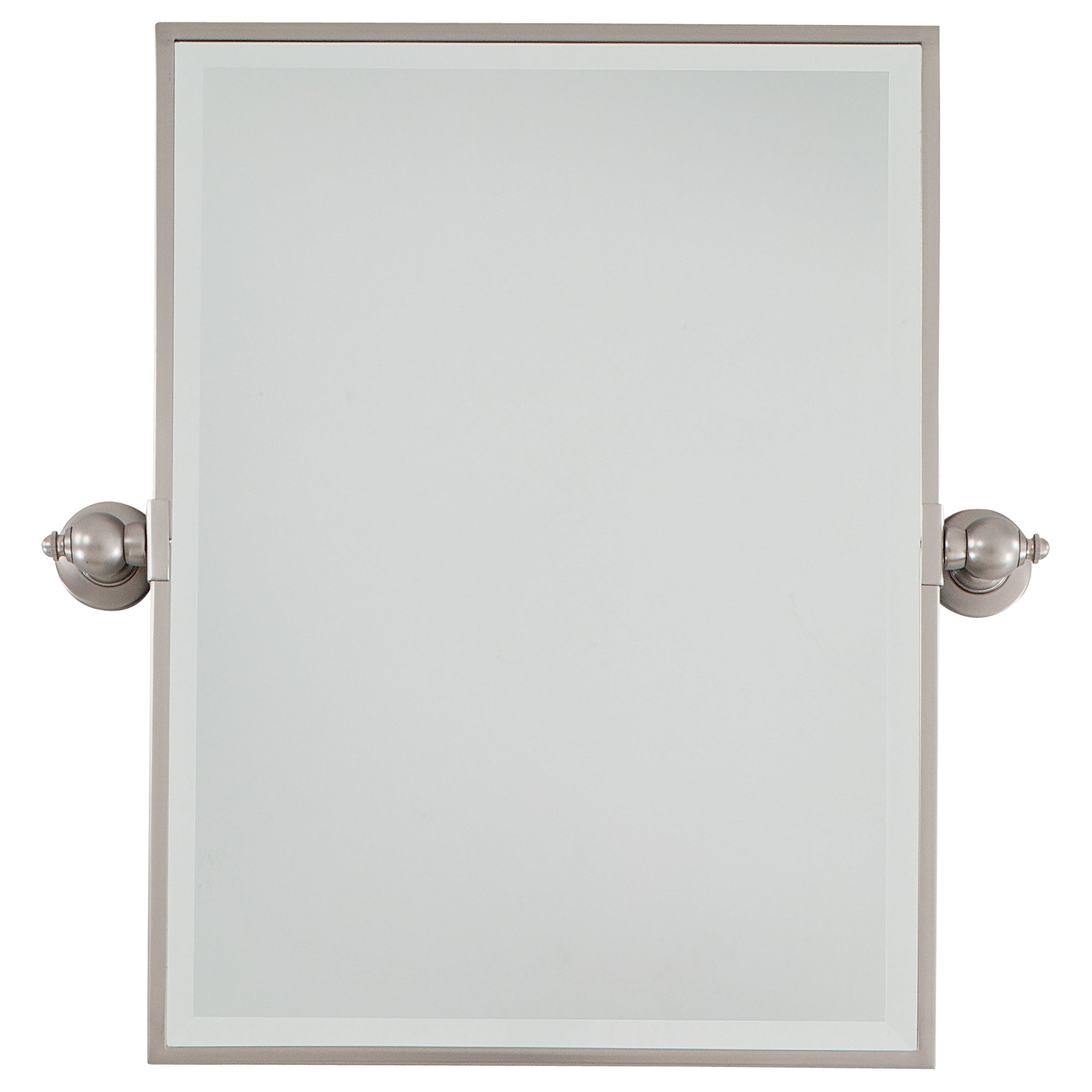 Pivoting Mirrors Rectangle Pivoting Mirror in Brushed Nickel Finish - Minka-Lavery