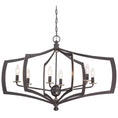 Load image into Gallery viewer, Middletown 6 Light Chandelier in Downton Bronze Finish with Gold Highlights - Minka-Lavery

