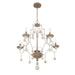 Colonial Charm 9 Light Chandelier in White Wash and Sun Dried Clay finish - Minka-Lavery