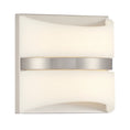 Load image into Gallery viewer, Velaux 6.5" LED Wall Sconce in Bruch Nickel Finish with White Faux Alabaster - Minka-Lavery
