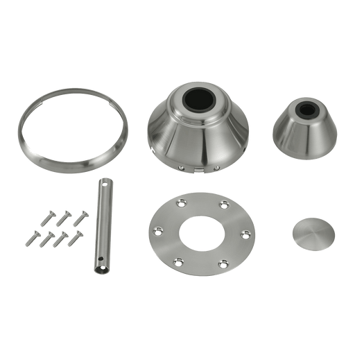 Visual Comfort Fan Maverick 88/99 Custom Finish Kit in Brushed Steel