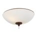 Visual Comfort Fan Universal 12" LED Light Kit in Roman Bronze