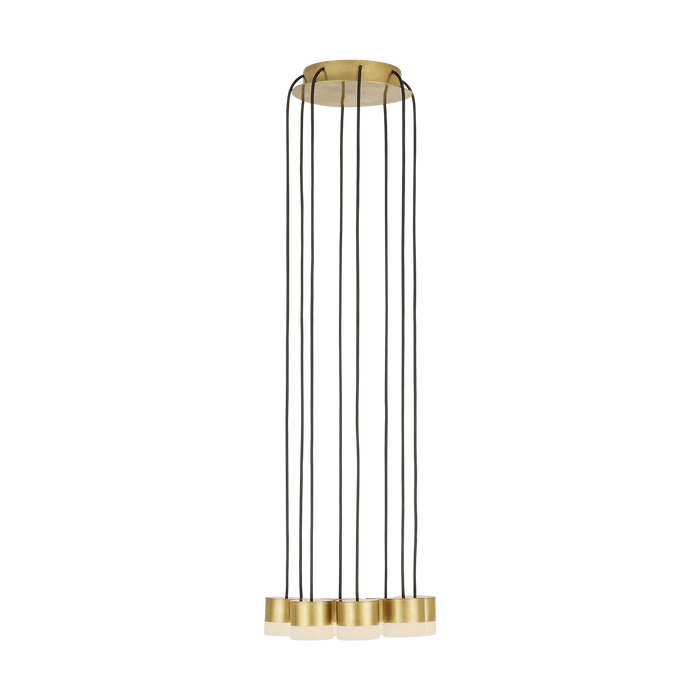 Visual Comfort Modern Gable Alabaster Chandelier