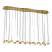 Visual Comfort Modern Gable Multi-Light Linear Chandelier