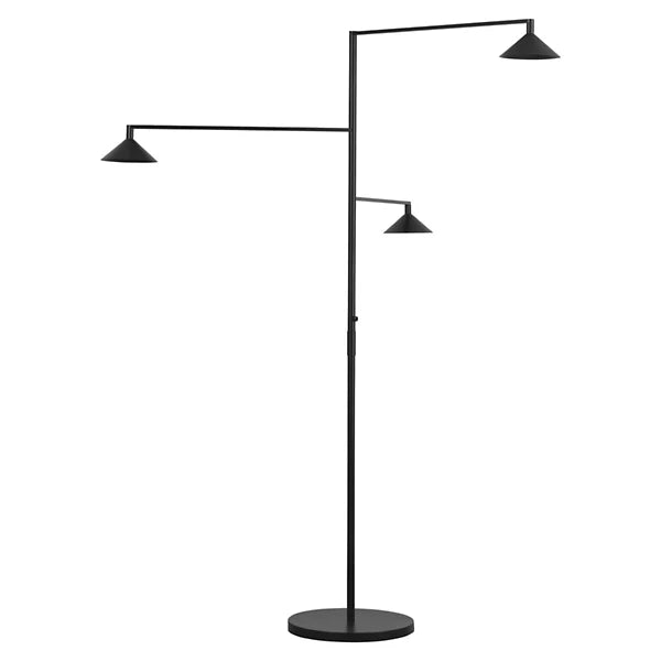 Visual Comfort Modern Mill 3-Light Outdoor Grande LED Floor Lamp