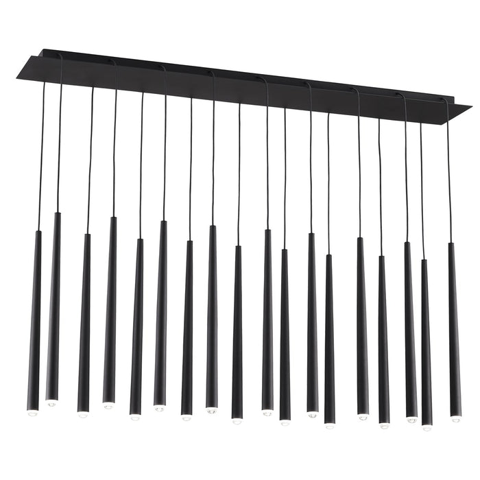 Visual Comfort Modern Pylon Multi-Light Linear Chandelier