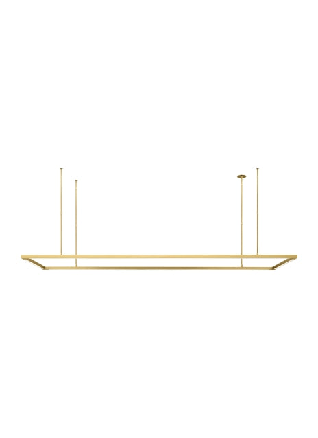 Visual Comfort Modern Stagger Halo Linear Suspension