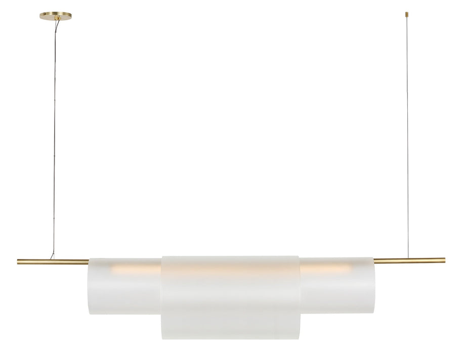Visual Comfort Modern Trace Linear Chandelier