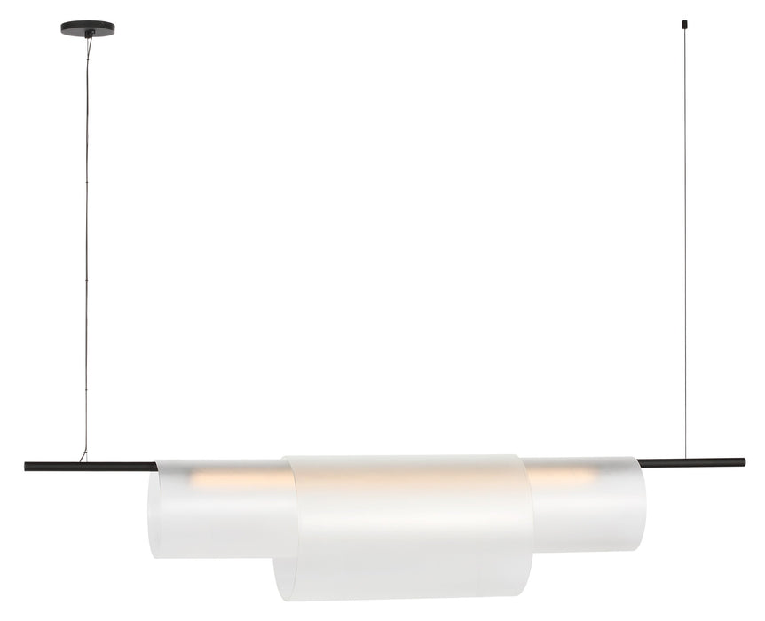 Visual Comfort Modern Trace Linear Chandelier