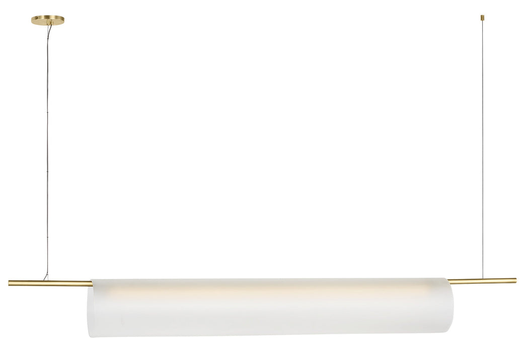 Visual Comfort Modern Trace Linear Chandelier
