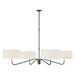 Visual Comfort Signature Canto Grande Four Arm Chandelier