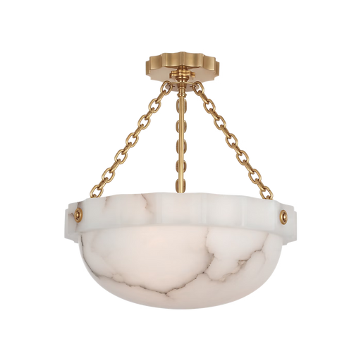 Visual Comfort Signature Fluted Band Semi-Flush Mount