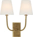 Visual Comfort Signature Hulton Double Sconce - Open-Box