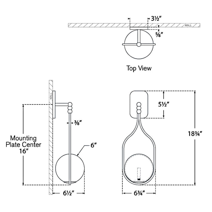 Visual Comfort Signature Jodo LED Wall Sconce