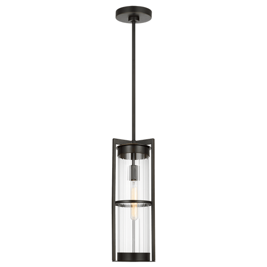 Visual Comfort Studio Alcona One Light Outdoor Pendant Lantern
