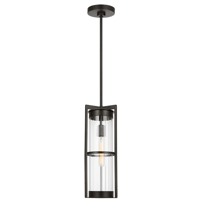 Visual Comfort Studio Alcona One Light Outdoor Pendant Lantern