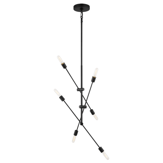 Visual Comfort Studio Axis Six Light Large Chandelier