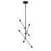 Visual Comfort Studio Axis Six Light Large Chandelier