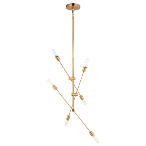 Visual Comfort Studio Axis Six Light Large Chandelier