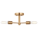 Visual Comfort Studio Axis Three Light Semi-Flush Mount