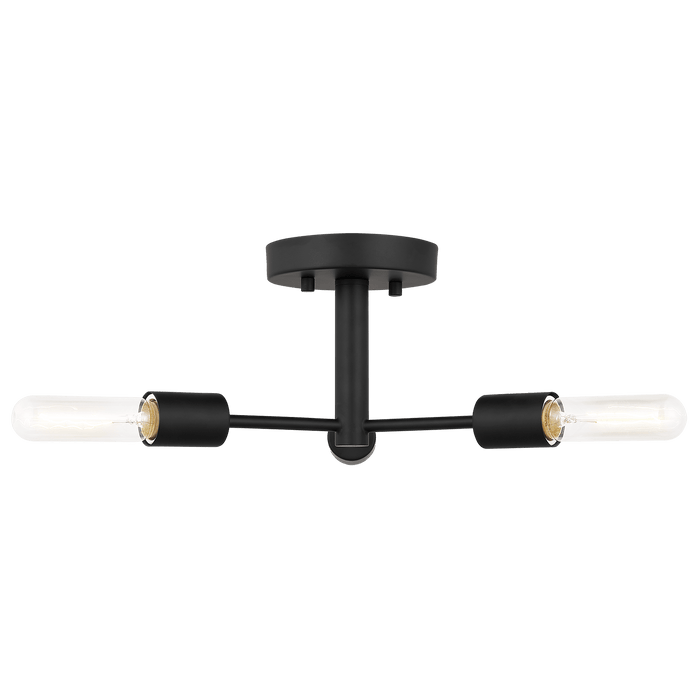 Visual Comfort Studio Axis Three Light Semi-Flush Mount