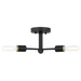 Visual Comfort Studio Axis Three Light Semi-Flush Mount