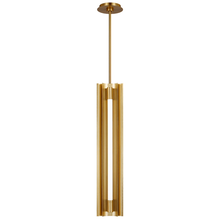 Visual Comfort Studio Carson Four Light Narrow Pendant