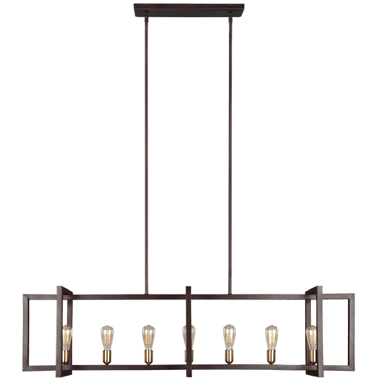 Visual Comfort Studio Finnegan Large Linear Chandelier